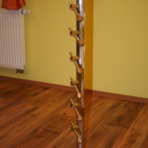 Stavebnicový systém nerezových schodišť - Nerezové sloupky